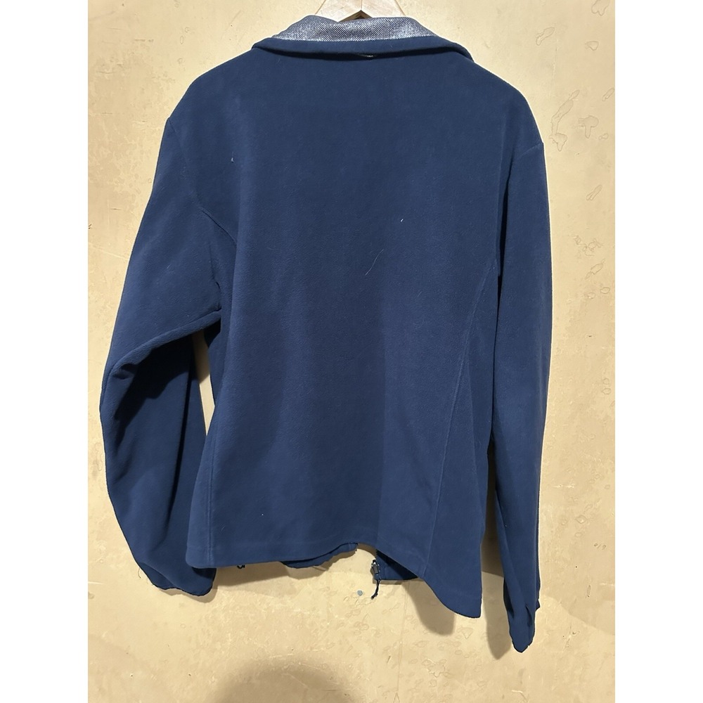 Columbia Interchange Jacket Fleece Full Zip Navy Blue Large Mens‎ Outdoor - Picture 6 of 6